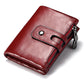 Men's Paul Double Zipper First Layer Cowhide Men's Wallets