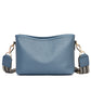 Women's Genuine Leather Wide Strap Closed Toe Layer Handbags