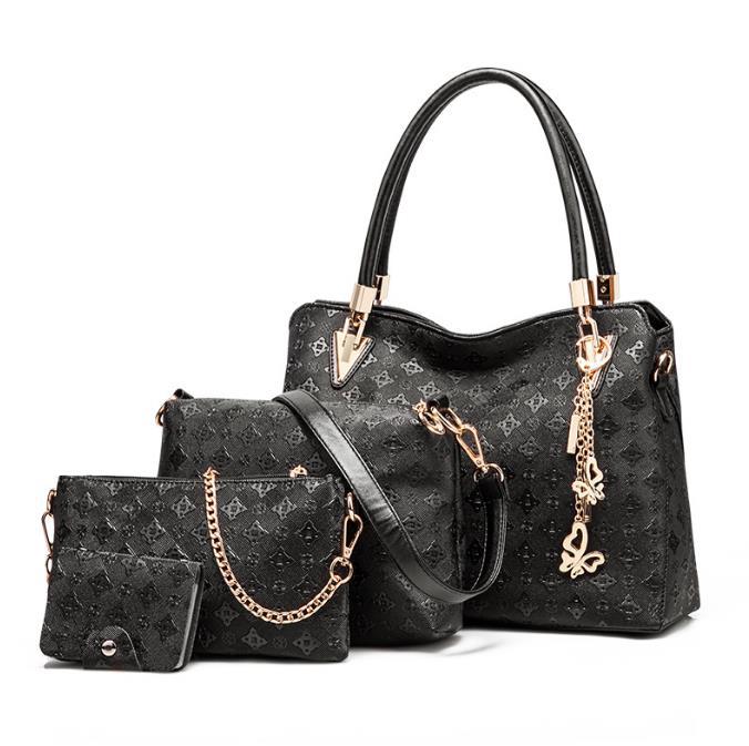 Attractive Women's Beautiful Trendy Double Zipper Shoulder Bags