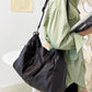 Women's Korean Style Commuting From Solid Color Shoulder Bags