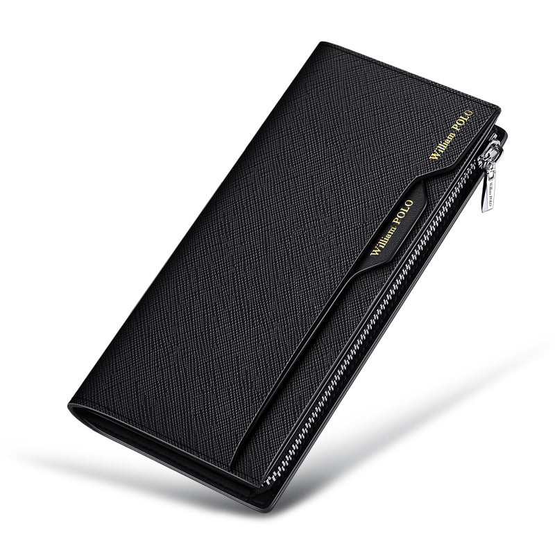 Men's Emperor Paul Long Genuine Leather Business Men's Wallets