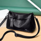 Women's Fashion Solid Color Soft Surface Large Crossbody Bags
