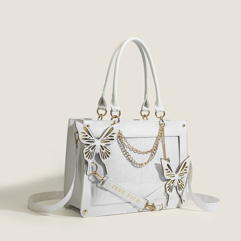Dark Style Labyrinth Butterfly Cartoon Hand-held Shoulder Bags