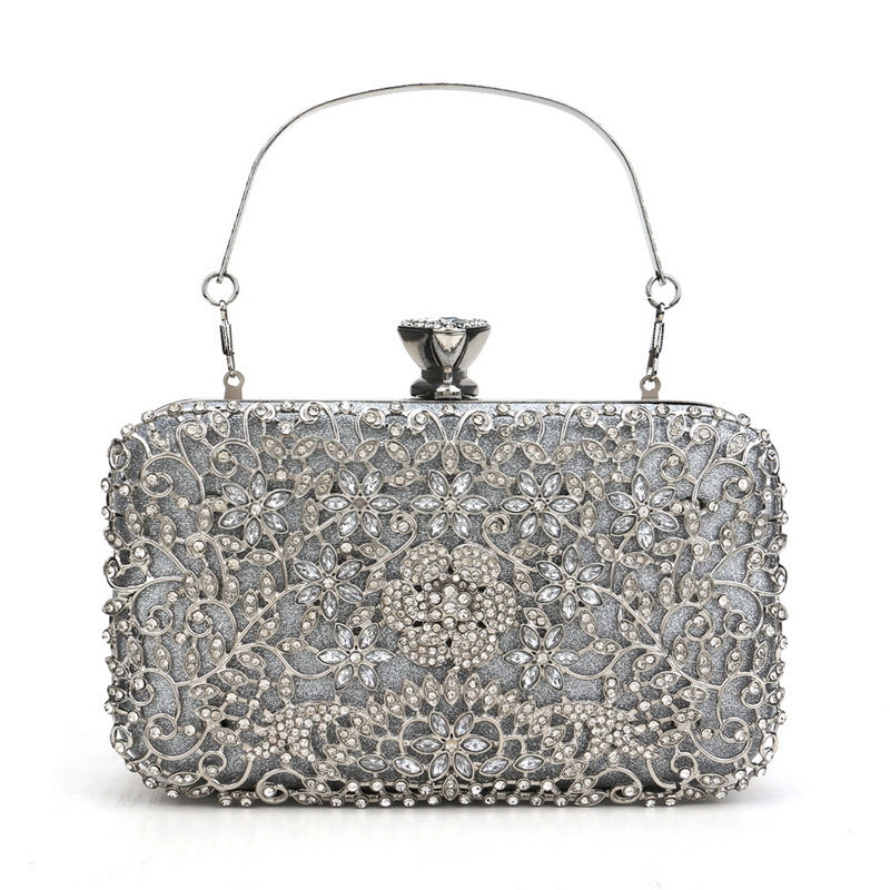 Inlaid With Diamond Dinner Banquet Clutch Bags