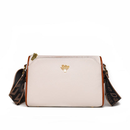 Women's Leather Fashionable Large Capacity First Layer Shoulder Bags