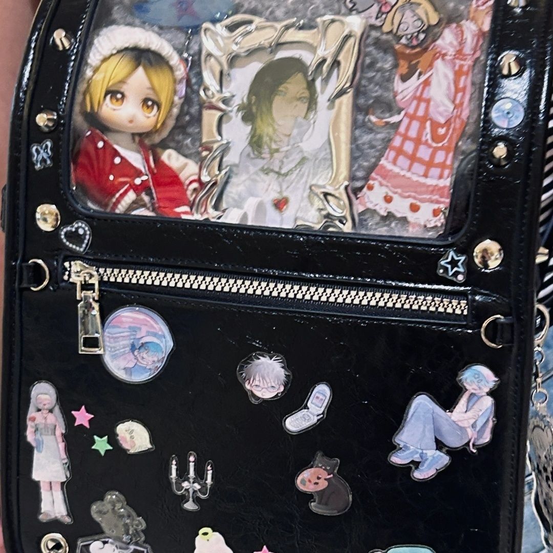 Hot Style Laser Cartoon Little Doll Backpacks