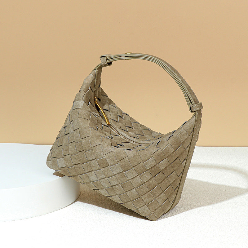 Women's Lunch Box Niche Design Frosted Material Handbags