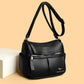 Women's Summer City Simple Big Soft Leather Crossbody Bags