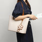 Women's Commuter Leather Fashion Large Capacity Portable Tote Bags