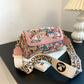 Women's Cartoon Little Bear Pattern Fashion Contrast Crossbody Bags