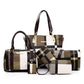 Women's Classy Fashion Check Korean Style Crossbody Bags