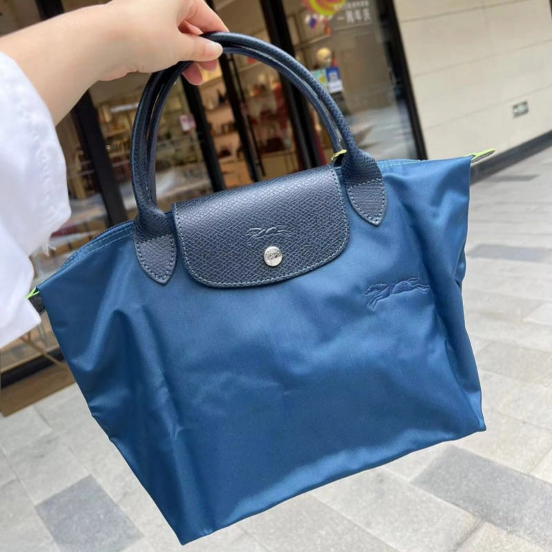 Women's French Embroidery Dumpling Folding Large Capacity Dragon Handbags