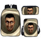 Toilet Primary Secondary Monitor Three-piece Set Elementary School Students' Schoolbags