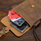 Simple Mobile Crazy Horse Leather Everyday Phone Bags