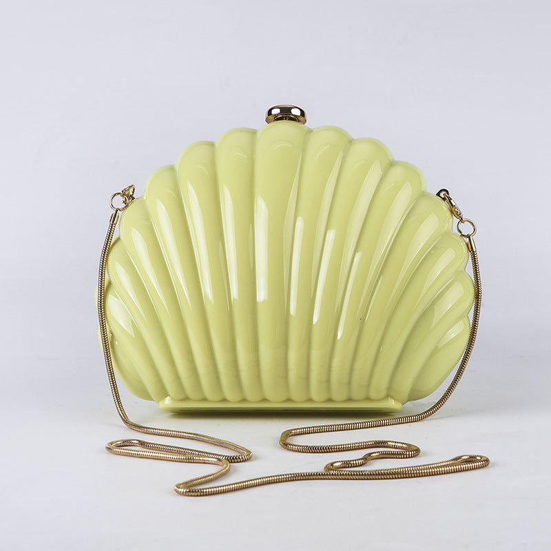 Women's Color Shell Fashion Clutch Party Hard Evening Bags