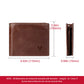 First Layer Cowhide Metal Chain Simple Short Men's Wallets