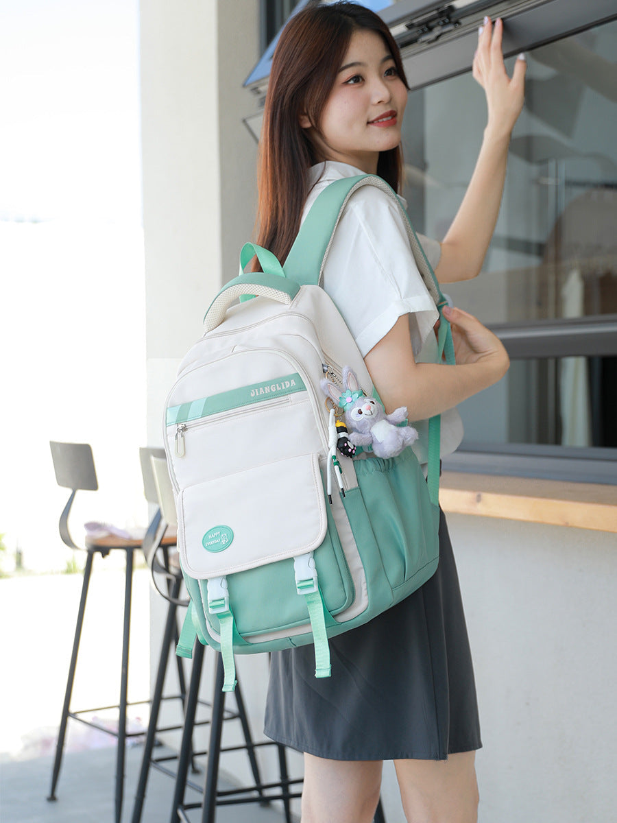 Junior's Simple High Quality Large Capacity Middle School Students' Schoolbags