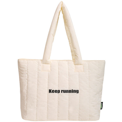Women's Fashion Commuter Large Capacity Down Soft Shoulder Bags
