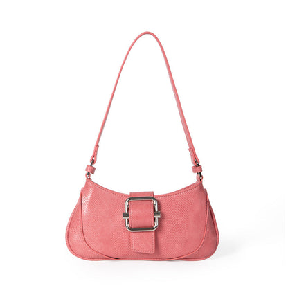 Women's Retro Canvas Stitching Underarm High-quality Portable Shoulder Bags