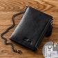 Layer Cowhide Rub Color Driving License Coin Purses