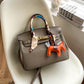 Women's Fashionable Lychee Pattern Portable Texture Large Shoulder Bags