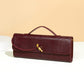 Crocodile Pattern Snake Clutch File Horizontal Crossbody Bags