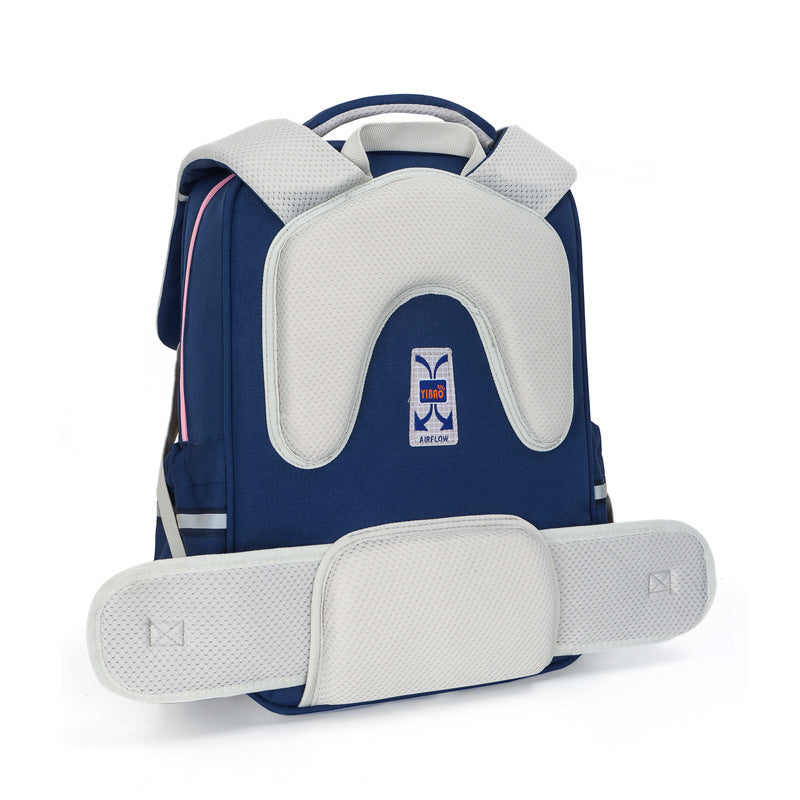 British Style Primary Grade Boys Breathable Elementary School Students' Schoolbags