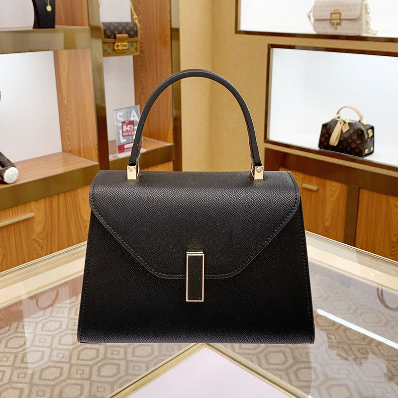 Women's Kelly Design Fashion Simple Latch Portable Bags