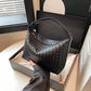 Women's High-grade Woven Retro Style Fashionable Commuting Armpit Bags
