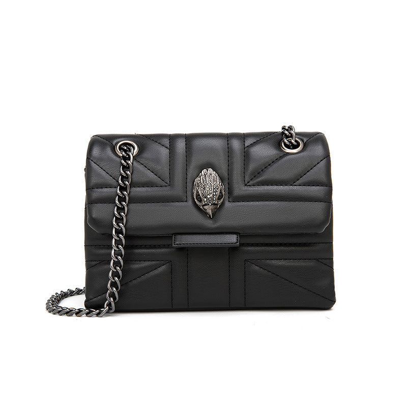 Women's Chain Eagle Head Lion Ridge Crossbody Bags