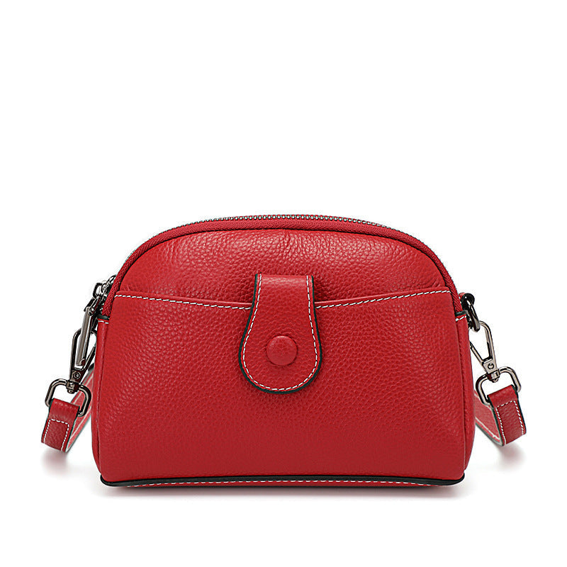 Women's Genuine Leather Cattlehide Fashion Mobile Crossbody Bags
