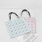 Women's Fashion Simple Rhombus Geometric Trend Stitching Shoulder Bags