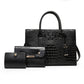 Women's Retro Crocodile Pattern Portable Large Capacity Shoulder Bags