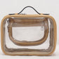 Women's Large Capacity Wash Waterproof Portable Partition Cosmetic Bags