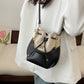 Canvas Contrast Color Stitching Portable Korean Style Bucket Bags