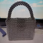 Beaded Pearl Woven Ya Portable Crystal Handbags