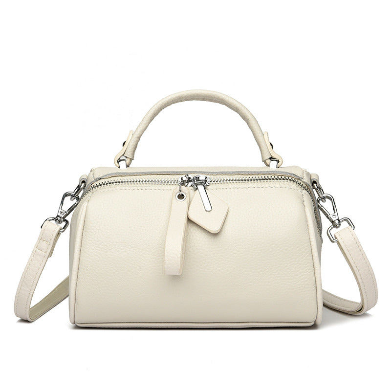Women's Genuine Leather First Layer Cowhide Large Capacity Handbags
