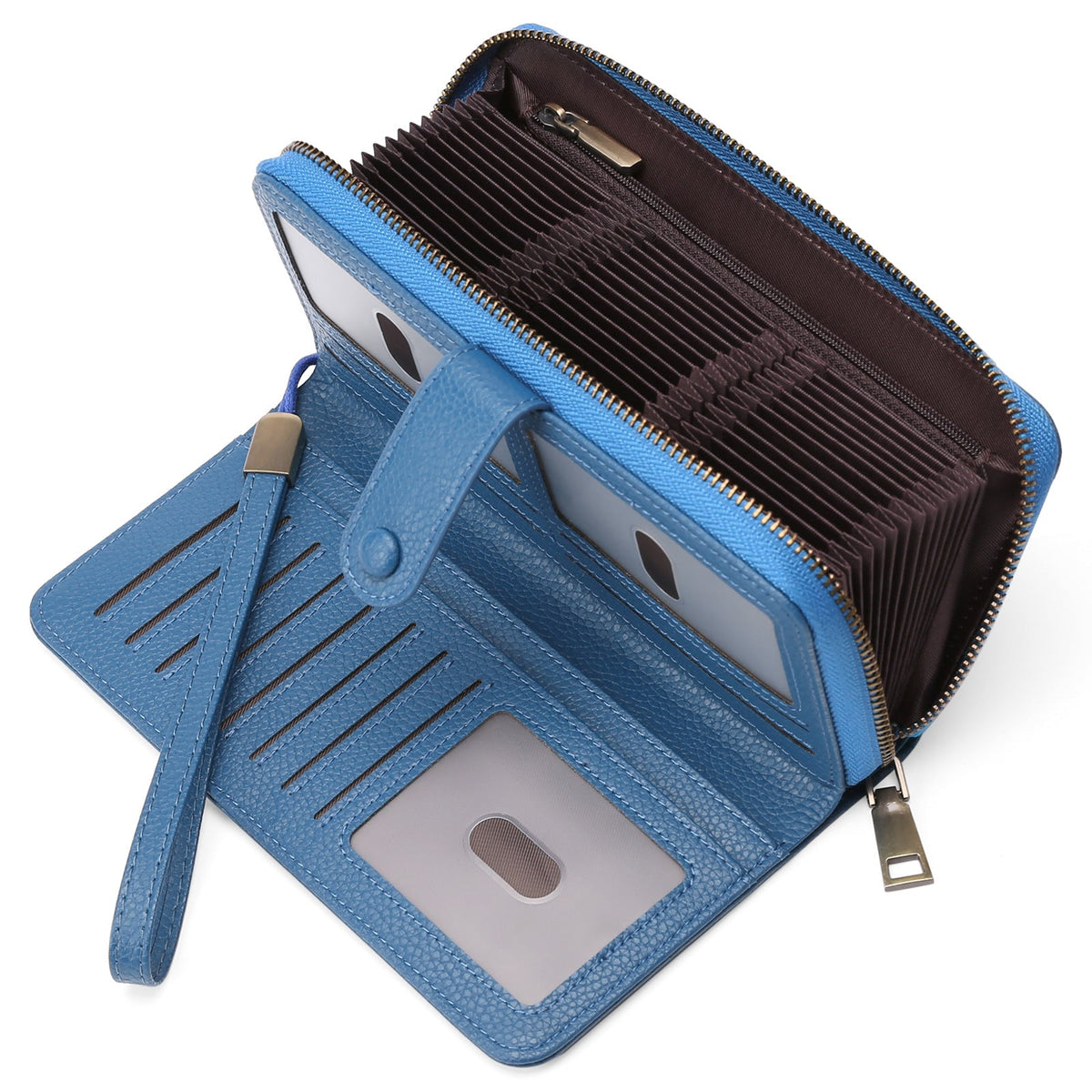 Women's Expanding Long Passport Multiple Slots Position Ladies Wallets