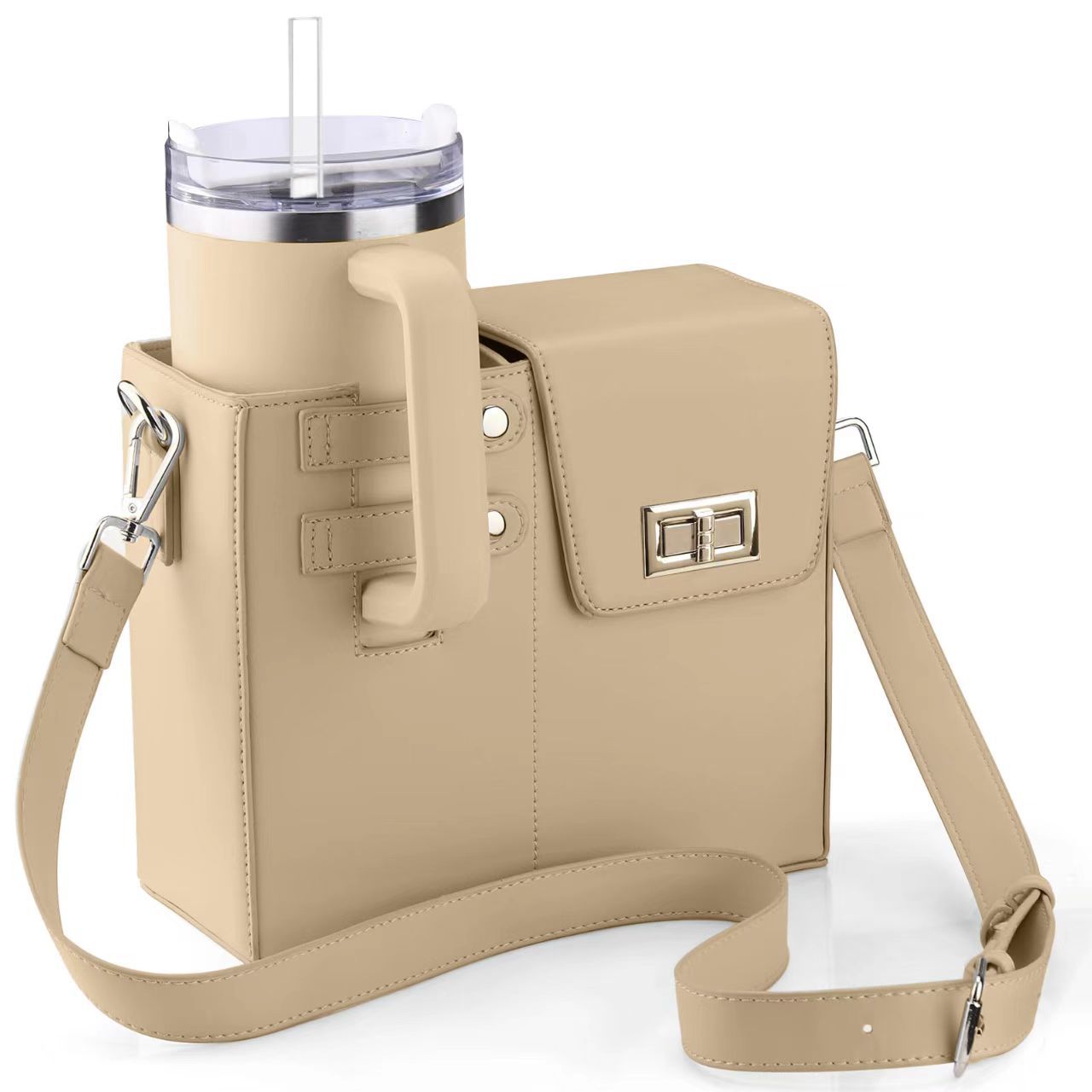 Cup Beverage Bottle Kettle Large Thermal Insulated Crossbody Bags