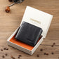 Men's Boxed Horizontal First Layer Cowhide Brushed Men's Wallets