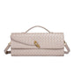 Women's Niche Woven Baguette Fashion Horizontal Clutch Handbags