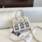 Classic House Platinum Female Summer Crocodile Handbags