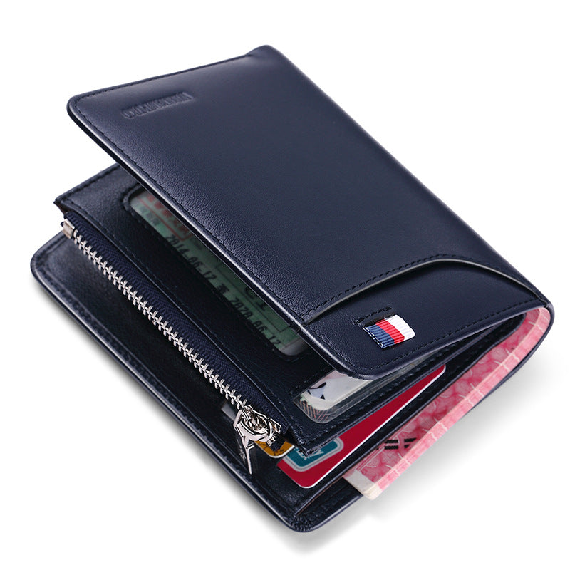 Men's Emperor Paul Short Leather Mini Swiping Men's Wallets