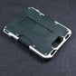Men's Fashion Elegant Leather Bank Metal Card Holder
