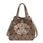 Women's Solid Color Diamond Plaid Geometric Pattern Handbags