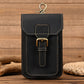 Men's Beautiful Leather Crazy Horse Across Men's Waist Packs