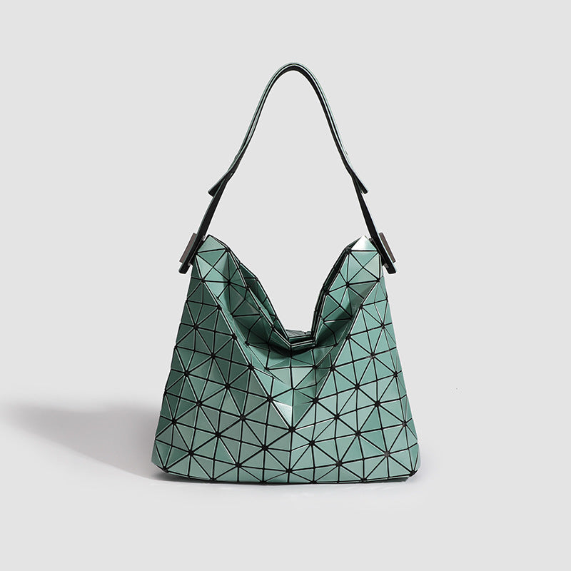 Trendy Style Underarm Commuter Geometric Rhombus Crossbody Bags