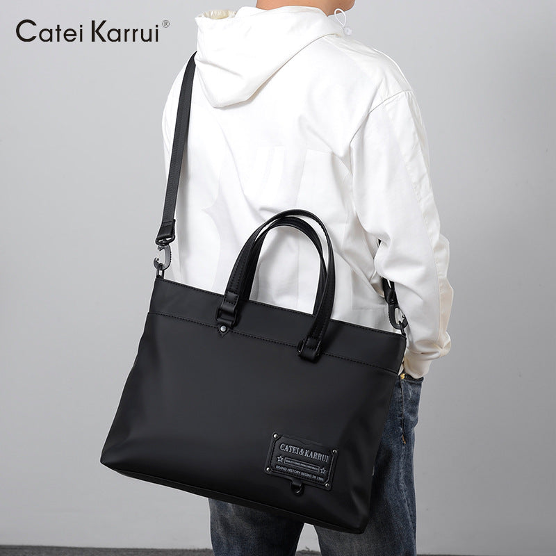 Men's Large Capacity Oxford Cloth Trend Men's Handbags