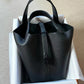Women's Home Vegetable Basket Hand First Layer Cowhide Bags