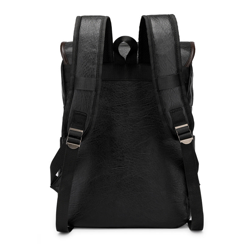 Men's Retro Business Computer Large Capacity Waterproof Backpacks